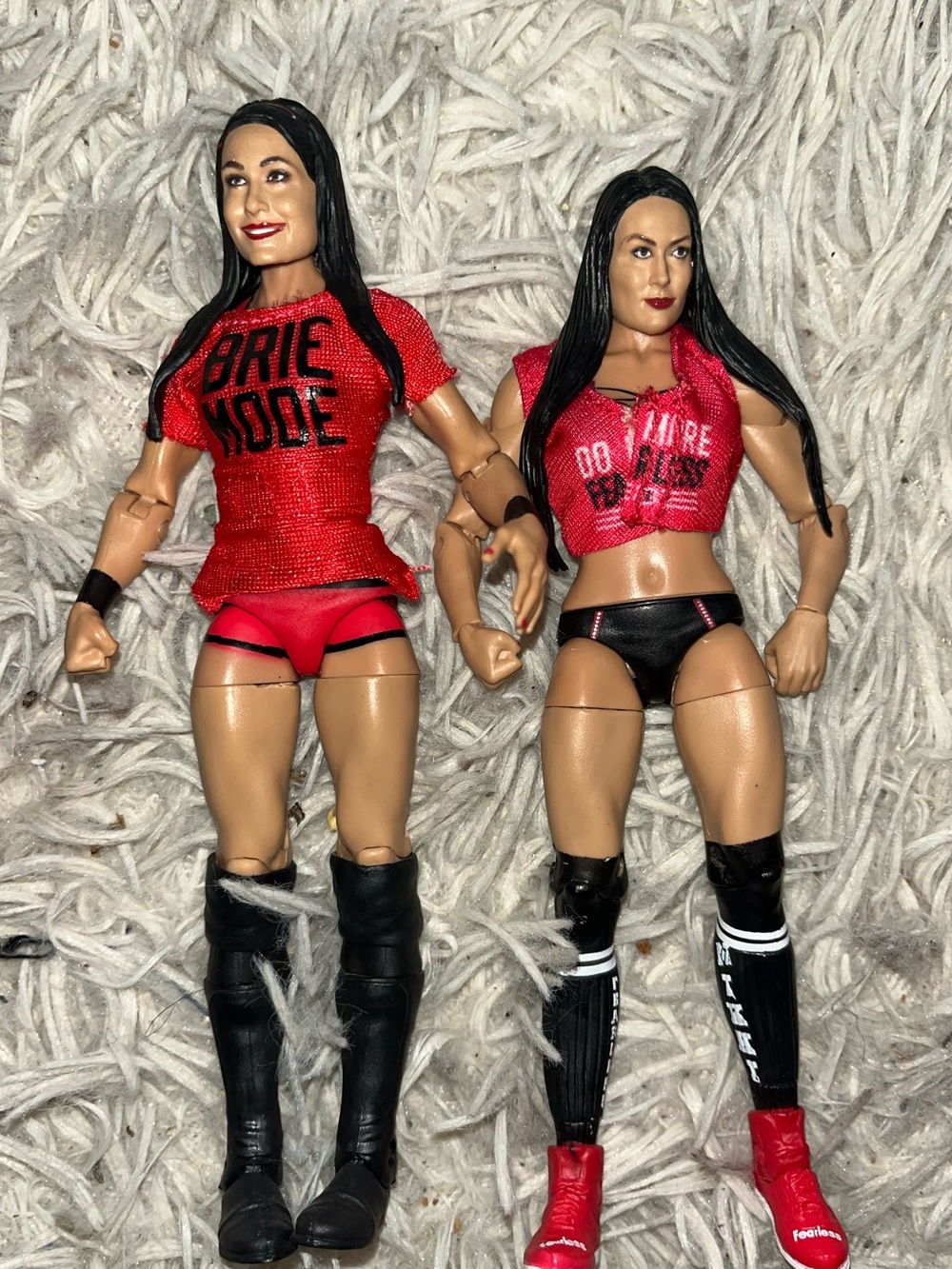 Nikki and Brie wwe figure